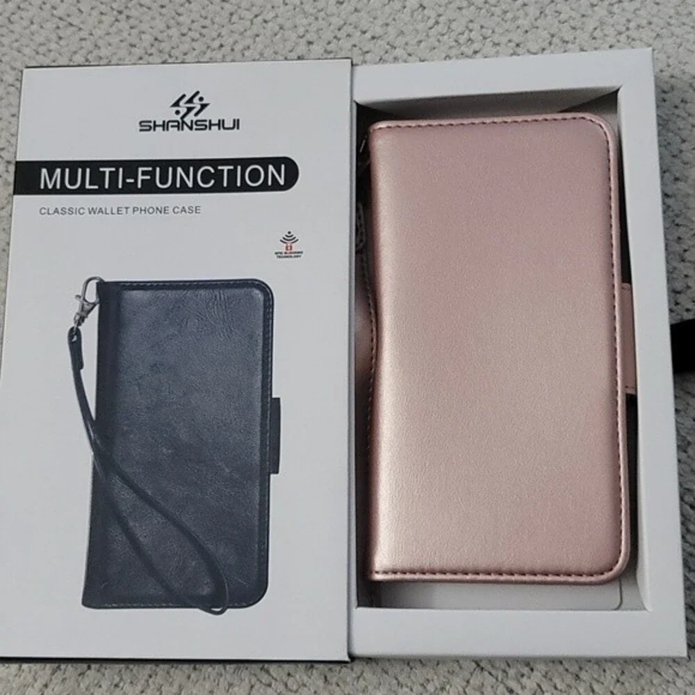 iPhone10 Pink Wallet phone case